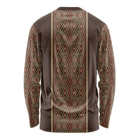 Mabuhay Philippines Festival Long Sleeve Shirt Tnalak Modern Filipiniana Inspired