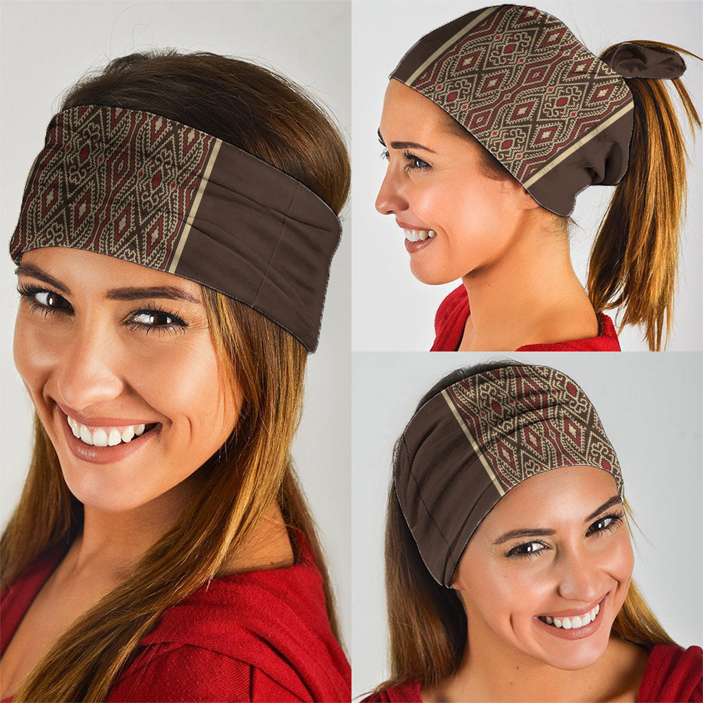 Mabuhay Philippines Festival Neck Gaiter Tnalak Modern Filipiniana Inspired