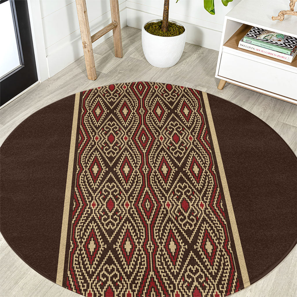 Mabuhay Philippines Festival Round Carpet Tnalak Modern Filipiniana Inspired