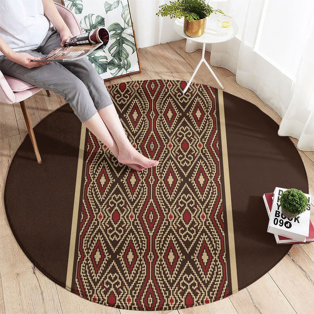 Mabuhay Philippines Festival Round Carpet Tnalak Modern Filipiniana Inspired