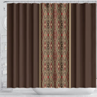 Mabuhay Philippines Festival Shower Curtain Tnalak Modern Filipiniana Inspired