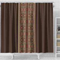 Mabuhay Philippines Festival Shower Curtain Tnalak Modern Filipiniana Inspired