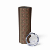 Mabuhay Philippines Festival Skinny Tumbler Tnalak Modern Filipiniana Inspired