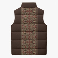 Mabuhay Philippines Festival Sleeveless Puffer Jacket Tnalak Modern Filipiniana Inspired