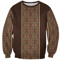 Mabuhay Philippines Festival Sweatshirt Tnalak Modern Filipiniana Inspired