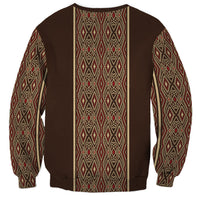 Mabuhay Philippines Festival Sweatshirt Tnalak Modern Filipiniana Inspired