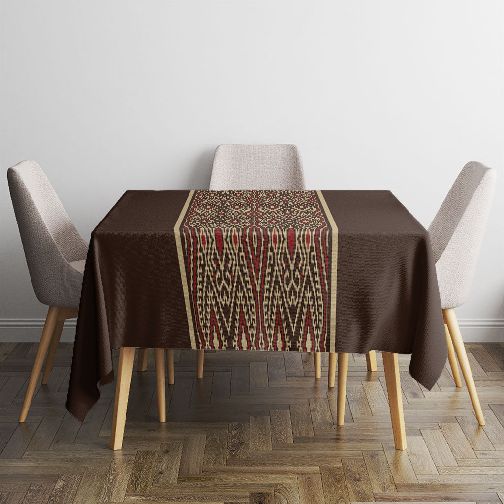 Mabuhay Philippines Festival Tablecloth Tnalak Modern Filipiniana Inspired