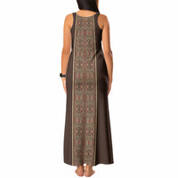 Mabuhay Philippines Festival Tank Maxi Dress Tnalak Modern Filipiniana Inspired