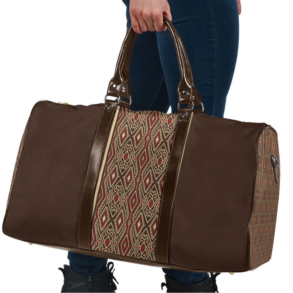 Mabuhay Philippines Festival Travel Bag Tnalak Modern Filipiniana Inspired