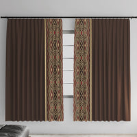 Mabuhay Philippines Festival Window Curtain Tnalak Modern Filipiniana Inspired