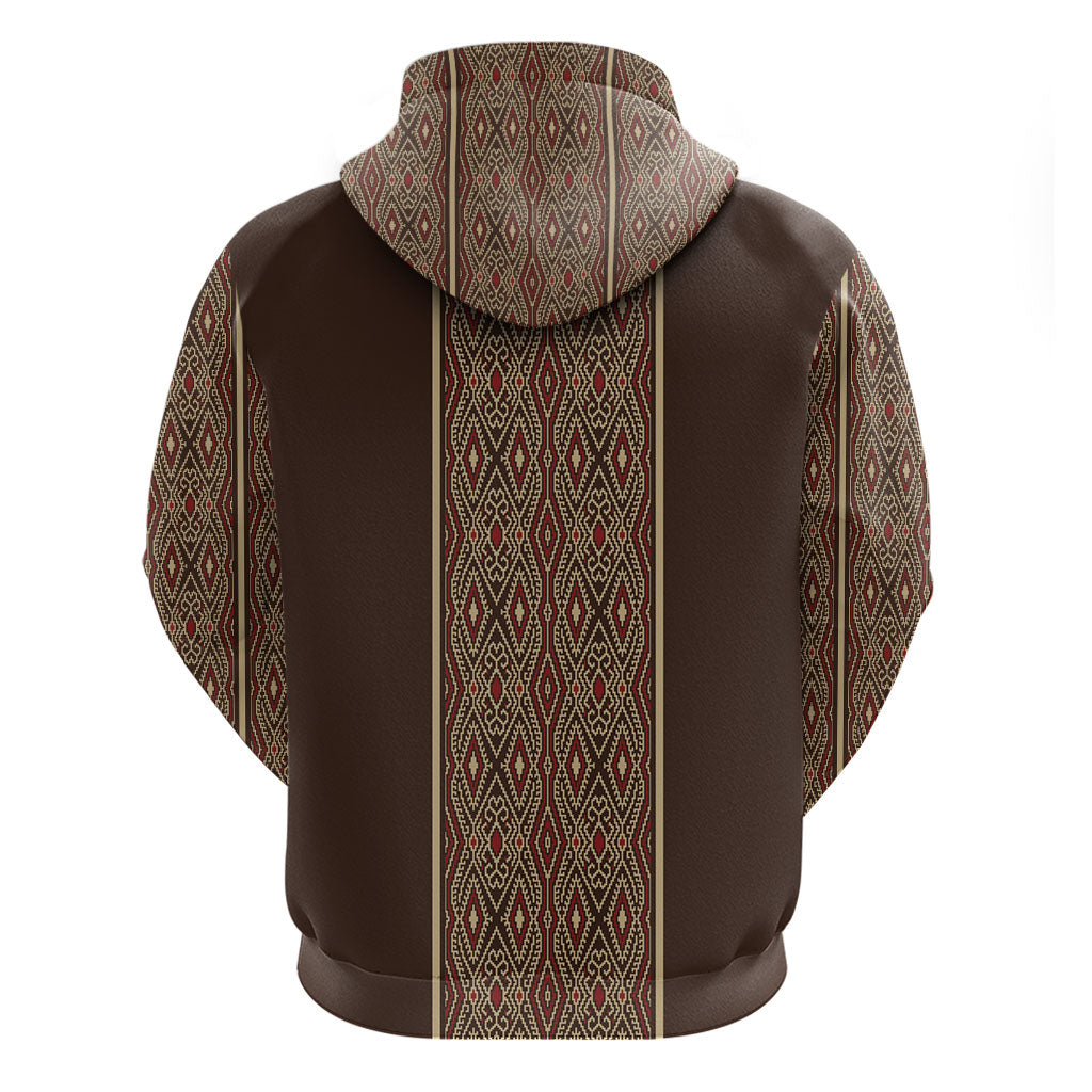 Mabuhay Philippines Festival Zip Hoodie Tnalak Modern Filipiniana Inspired
