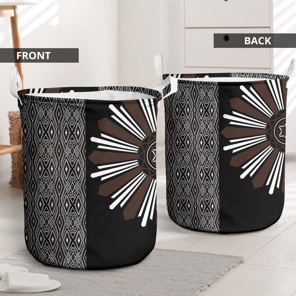 Mabuhay Philippines Festival Laundry Basket Araw Tnalak Modern Filipiniana Inspired