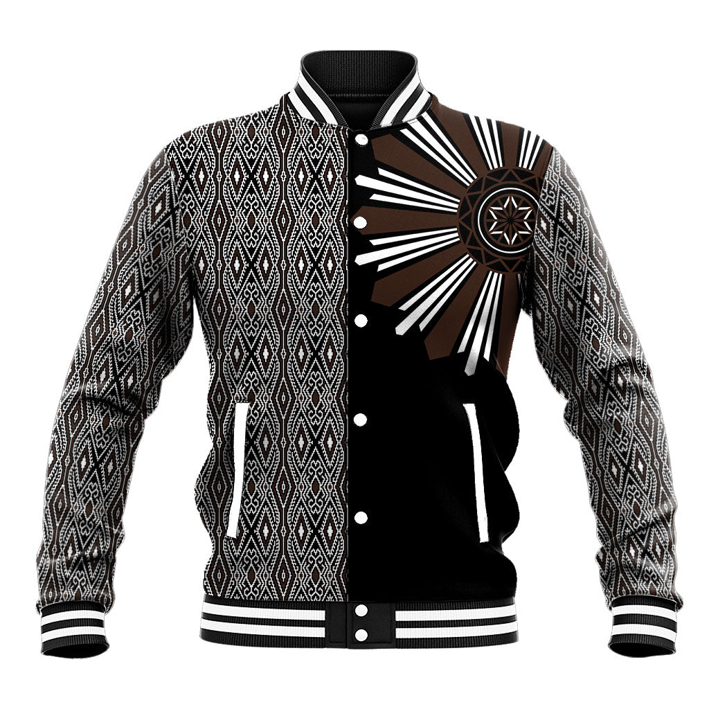 Mabuhay Philippines Festival Baseball Jacket Araw Tnalak Modern Filipiniana Inspired