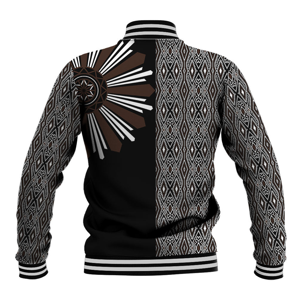 Mabuhay Philippines Festival Baseball Jacket Araw Tnalak Modern Filipiniana Inspired