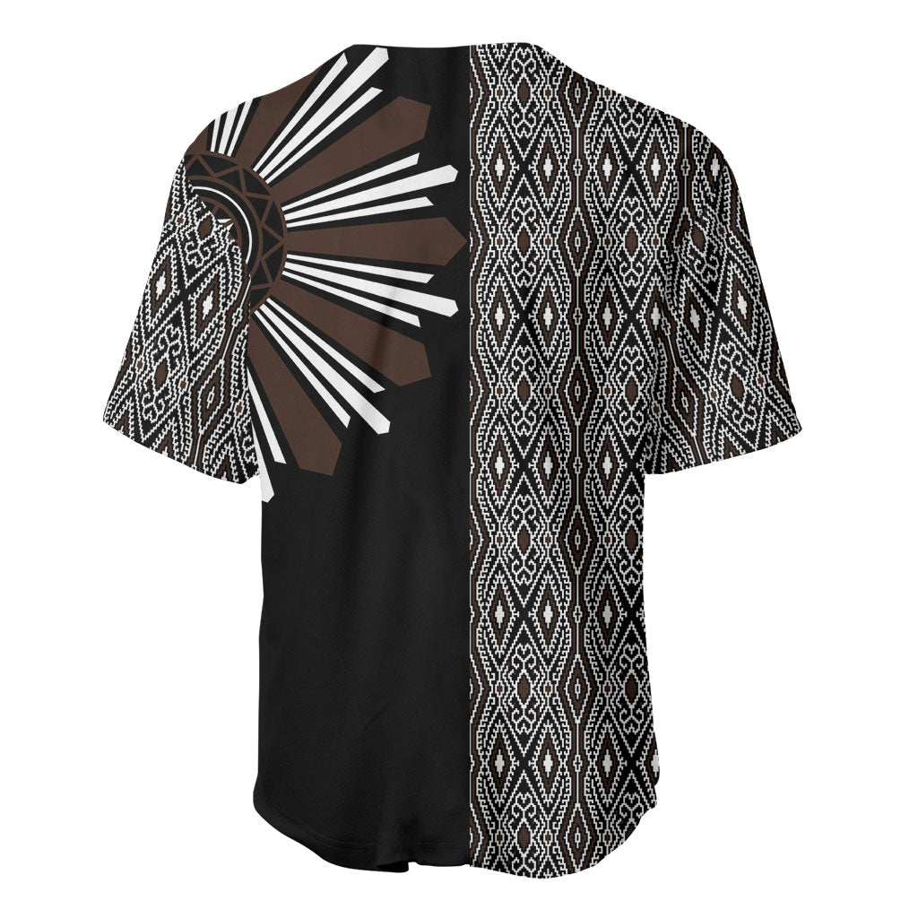 Mabuhay Philippines Festival Baseball Jersey Araw Tnalak Modern Filipiniana Inspired
