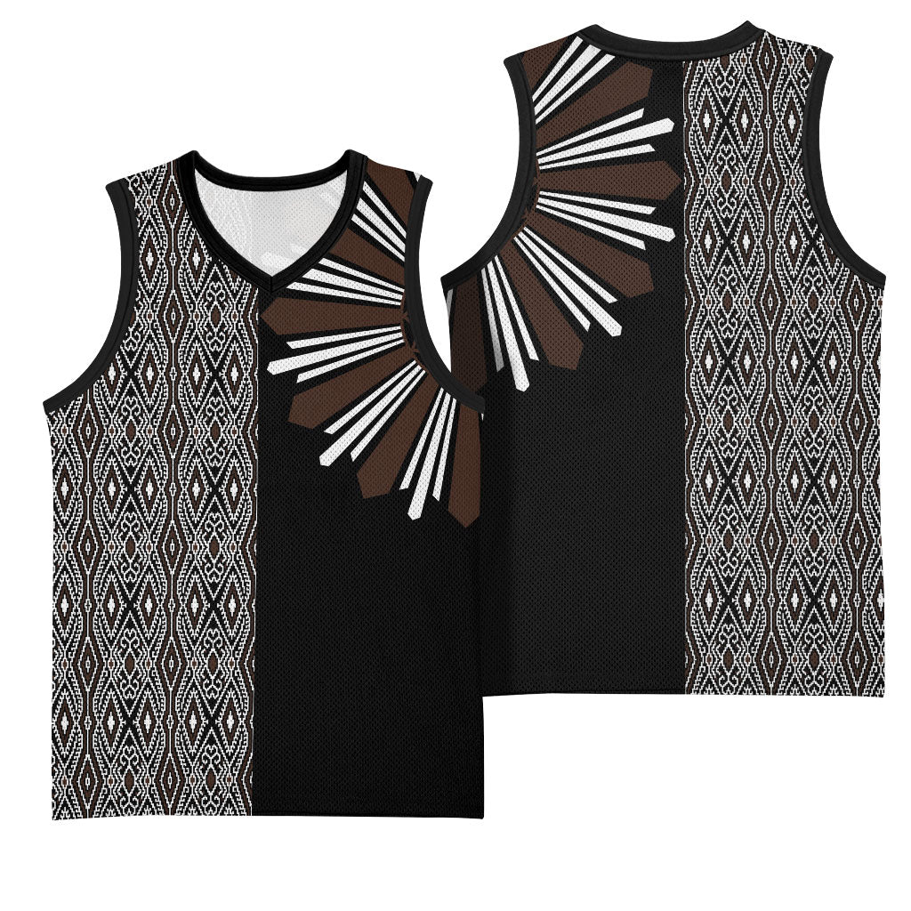 Mabuhay Philippines Festival Basketball Jersey Araw Tnalak Modern Filipiniana Inspired