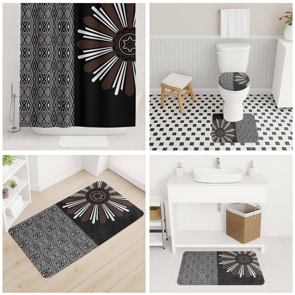 Mabuhay Philippines Festival Bathroom Set Araw Tnalak Modern Filipiniana Inspired