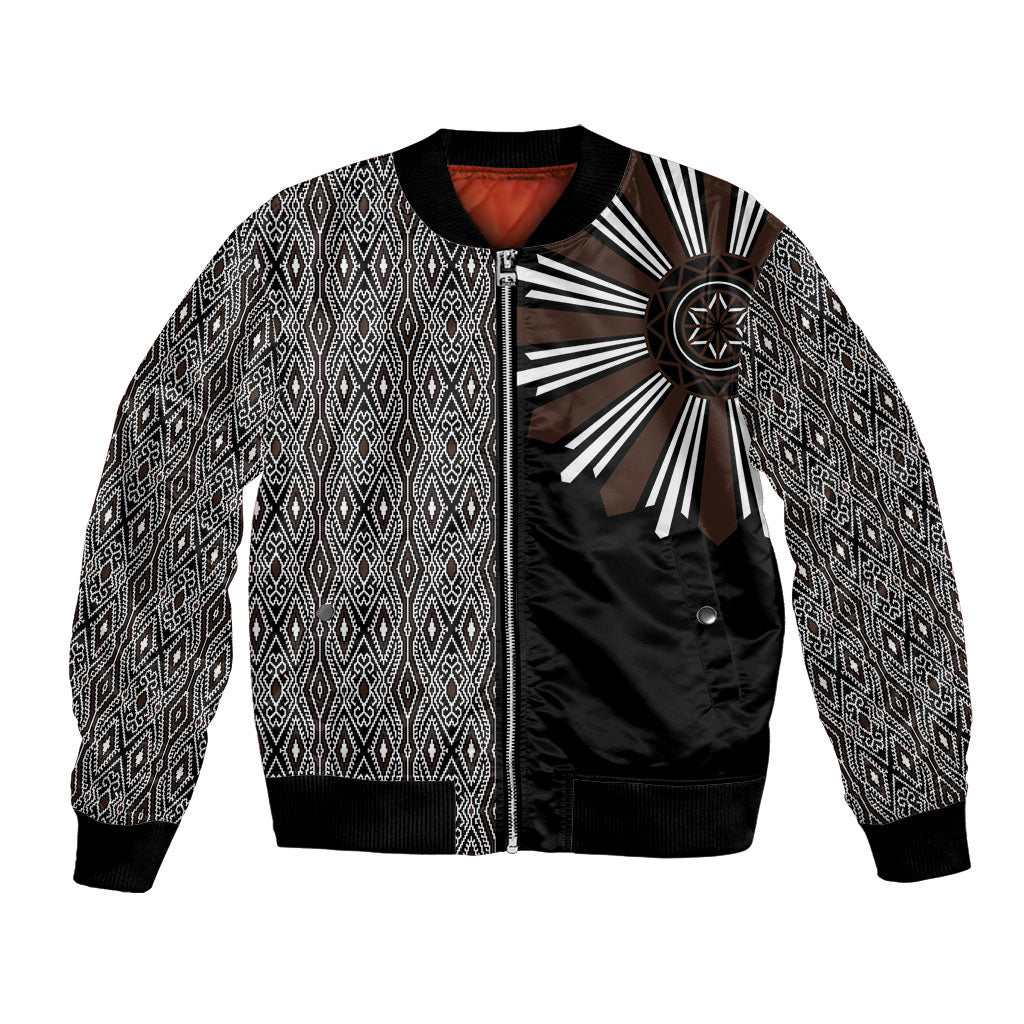 Mabuhay Philippines Festival Bomber Jacket Araw Tnalak Modern Filipiniana Inspired