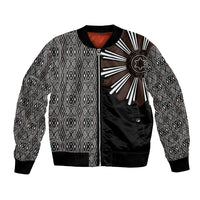 Mabuhay Philippines Festival Bomber Jacket Araw Tnalak Modern Filipiniana Inspired