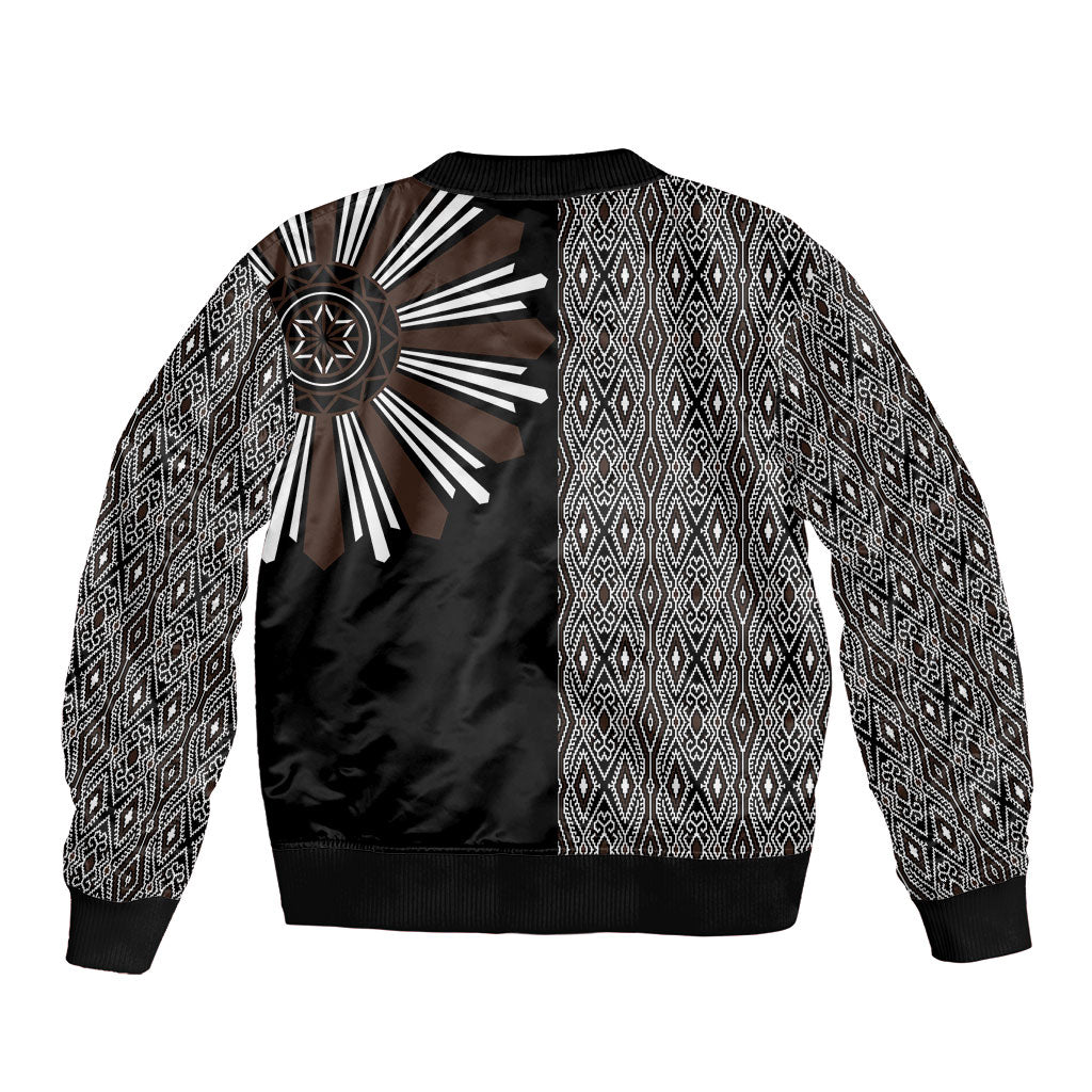 Mabuhay Philippines Festival Bomber Jacket Araw Tnalak Modern Filipiniana Inspired