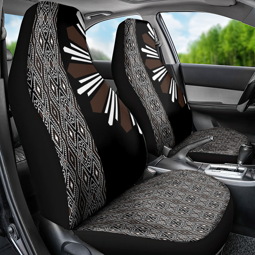 Mabuhay Philippines Festival Car Seat Cover Araw Tnalak Modern Filipiniana Inspired