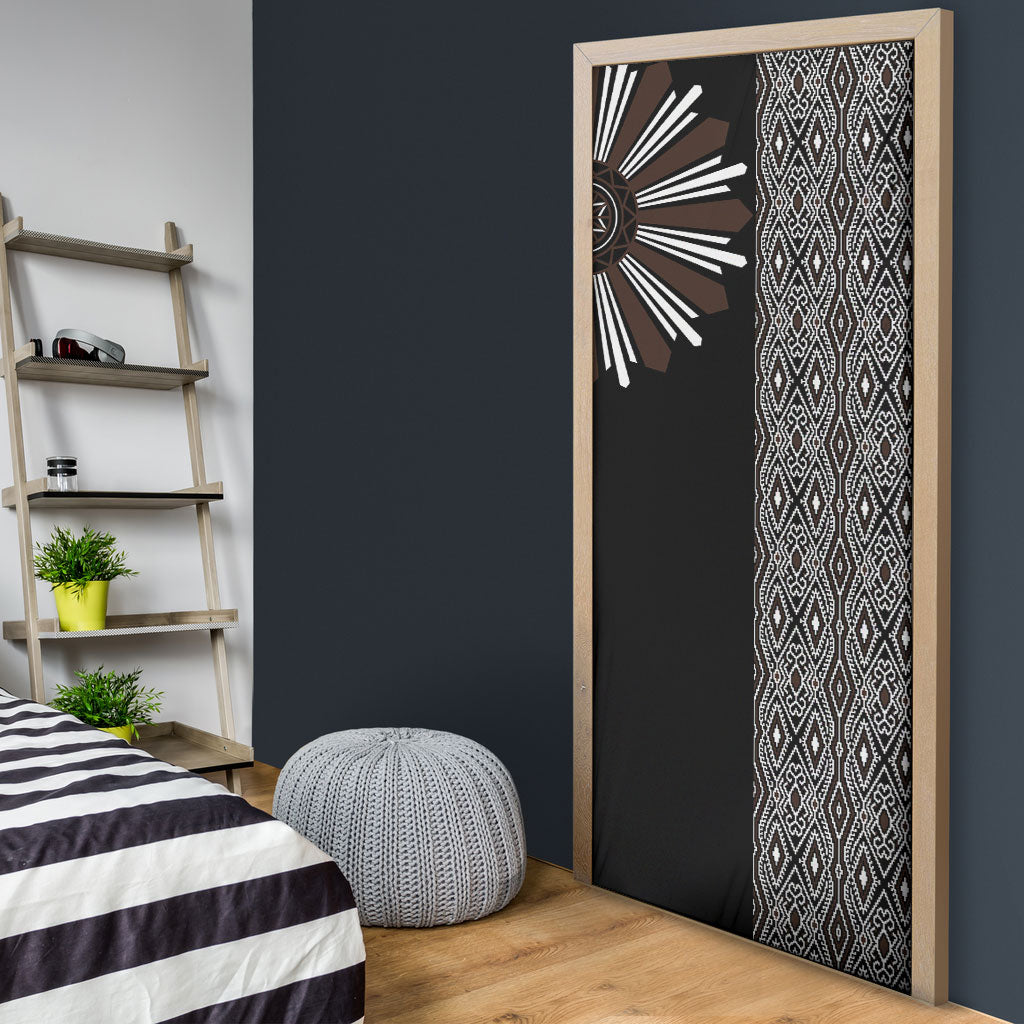 Mabuhay Philippines Festival Door Cover Araw Tnalak Modern Filipiniana Inspired