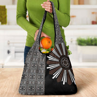 Mabuhay Philippines Festival Grocery Bag Araw Tnalak Modern Filipiniana Inspired