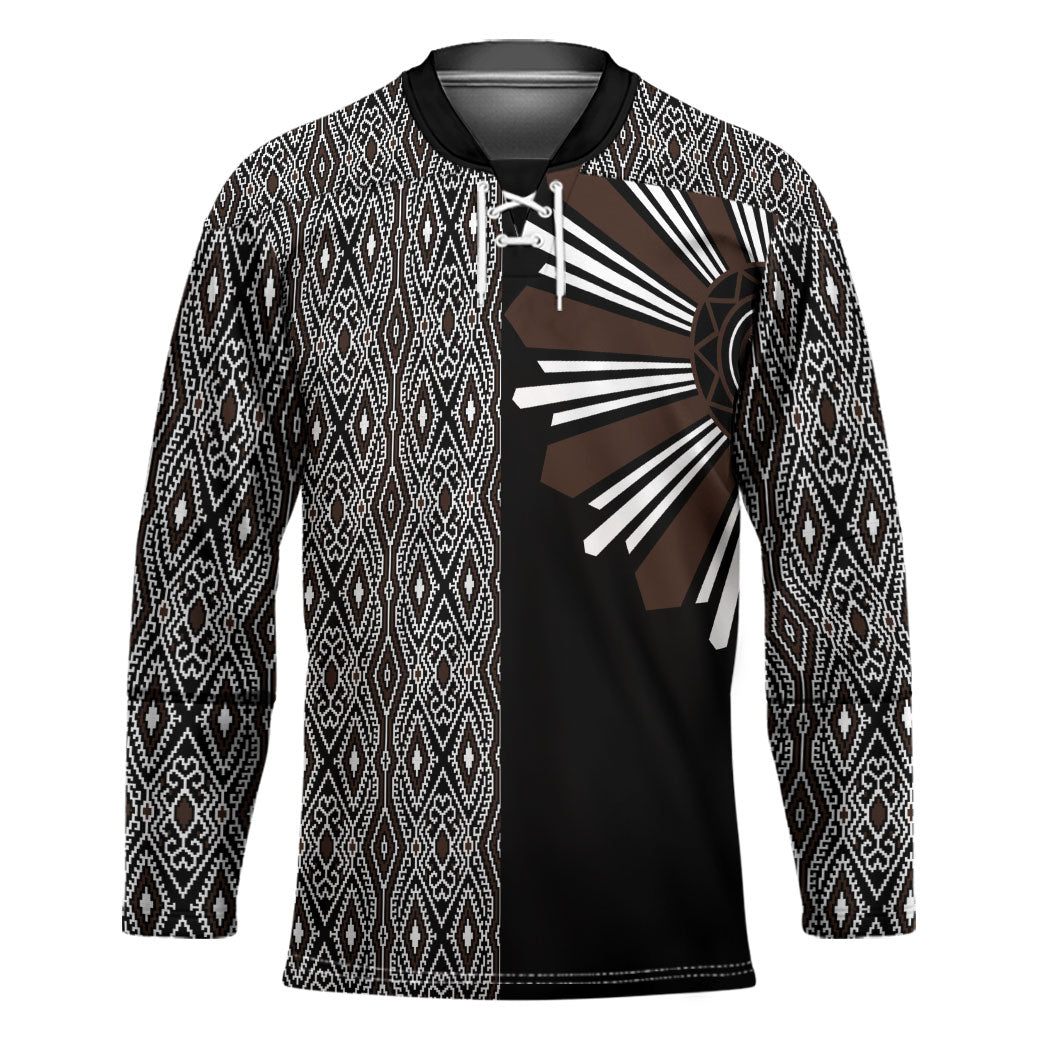 Mabuhay Philippines Festival Hockey Jersey Araw Tnalak Modern Filipiniana Inspired