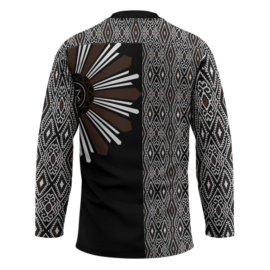 Mabuhay Philippines Festival Hockey Jersey Araw Tnalak Modern Filipiniana Inspired