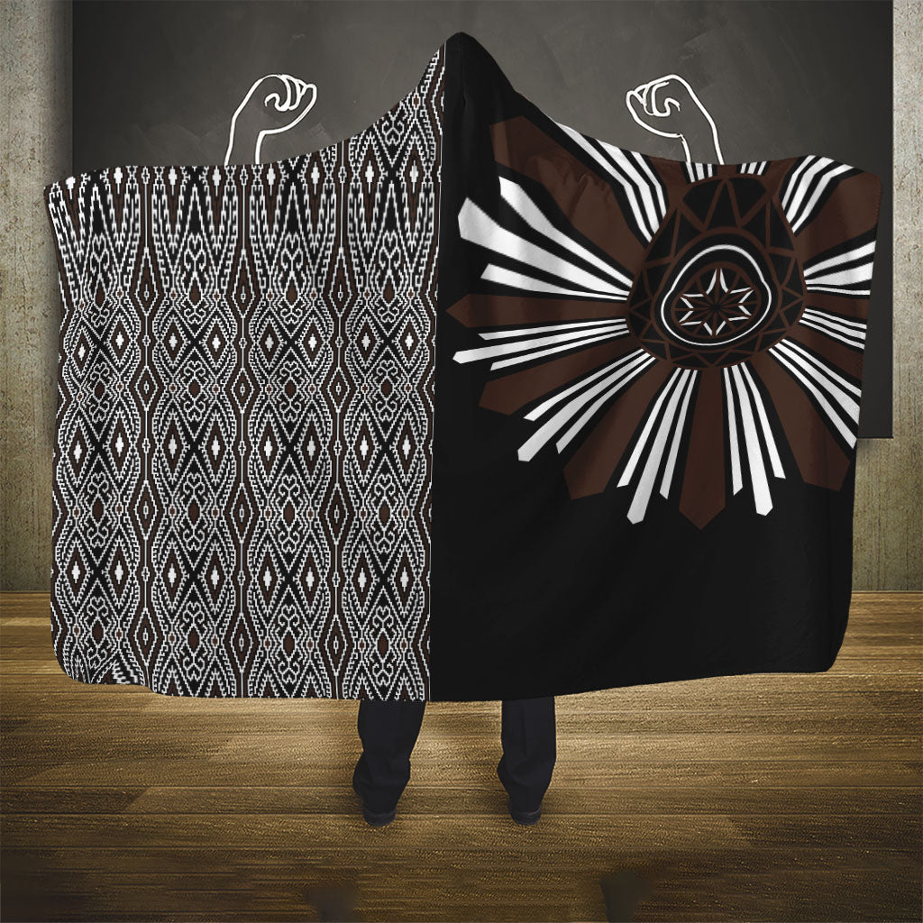 Mabuhay Philippines Festival Hooded Blanket Araw Tnalak Modern Filipiniana Inspired