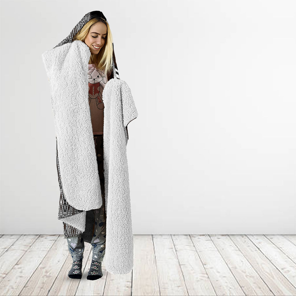 Mabuhay Philippines Festival Hooded Blanket Araw Tnalak Modern Filipiniana Inspired