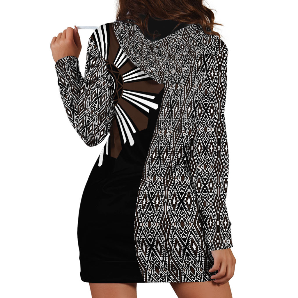 Mabuhay Philippines Festival Hoodie Dress Araw Tnalak Modern Filipiniana Inspired