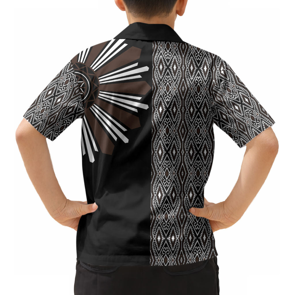 Mabuhay Philippines Festival Kid Hawaiian Shirt Araw Tnalak Modern Filipiniana Inspired