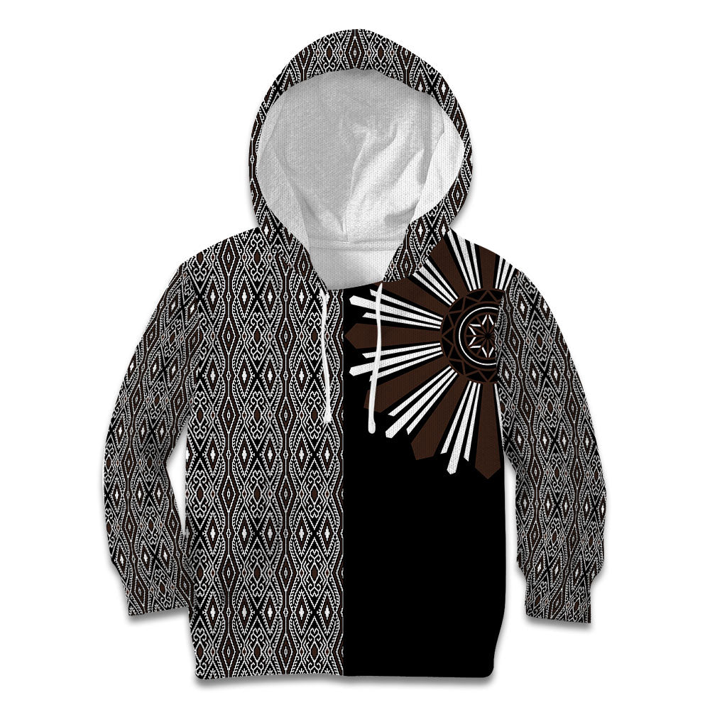 Mabuhay Philippines Festival Kid Hoodie Araw Tnalak Modern Filipiniana Inspired
