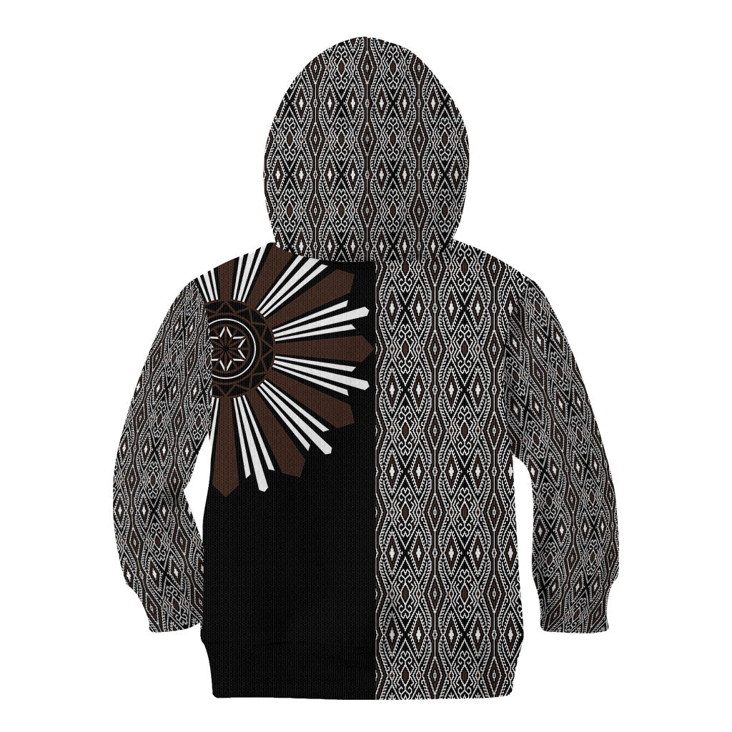 Mabuhay Philippines Festival Kid Hoodie Araw Tnalak Modern Filipiniana Inspired