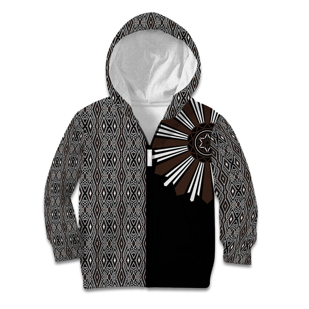 Mabuhay Philippines Festival Kid Hoodie Araw Tnalak Modern Filipiniana Inspired