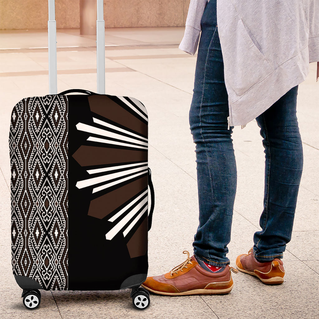 Mabuhay Philippines Festival Luggage Cover Araw Tnalak Modern Filipiniana Inspired