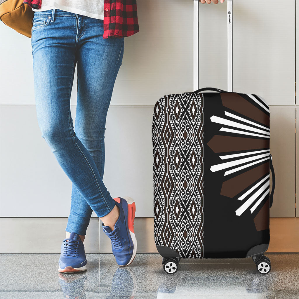 Mabuhay Philippines Festival Luggage Cover Araw Tnalak Modern Filipiniana Inspired