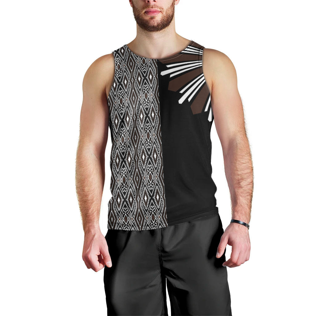 Mabuhay Philippines Festival Men Tank Top Araw Tnalak Modern Filipiniana Inspired