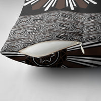 Mabuhay Philippines Festival Pillow Cover Araw Tnalak Modern Filipiniana Inspired