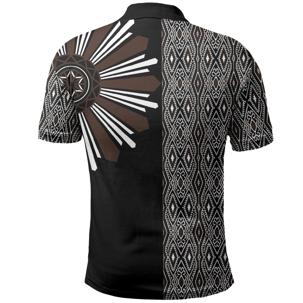 Mabuhay Philippines Festival Polo Shirt Araw Tnalak Modern Filipiniana Inspired