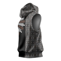 Mabuhay Philippines Festival Sleeveless Hoodie Araw Tnalak Modern Filipiniana Inspired