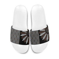 Mabuhay Philippines Festival Slide Sandals Araw Tnalak Modern Filipiniana Inspired