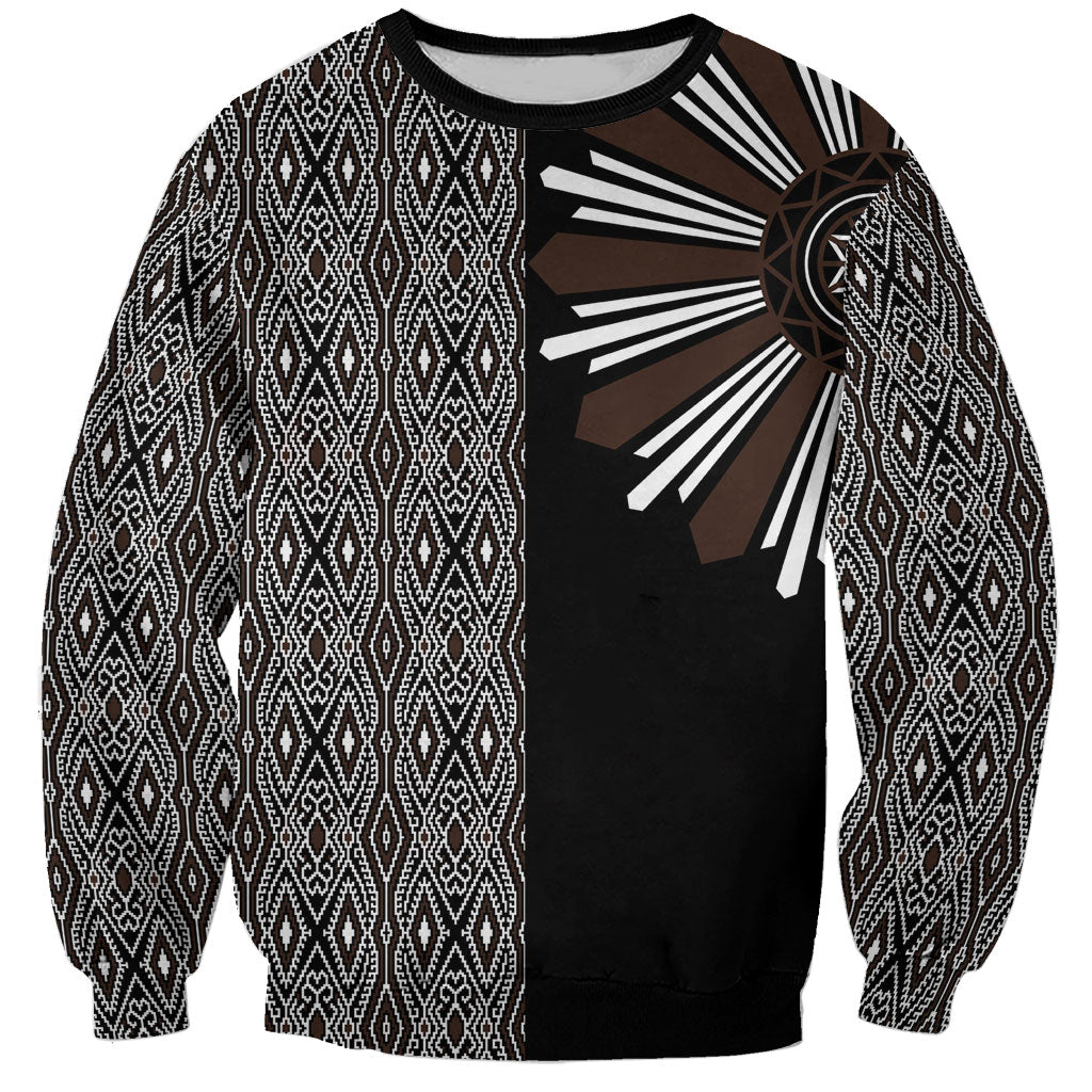 Mabuhay Philippines Festival Sweatshirt Araw Tnalak Modern Filipiniana Inspired