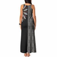Mabuhay Philippines Festival Tank Maxi Dress Araw Tnalak Modern Filipiniana Inspired