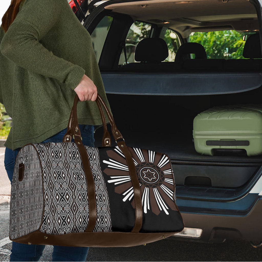Mabuhay Philippines Festival Travel Bag Araw Tnalak Modern Filipiniana Inspired