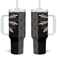 Mabuhay Philippines Festival Tumbler With Handle Araw Tnalak Modern Filipiniana Inspired