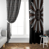 Mabuhay Philippines Festival Window Curtain Araw Tnalak Modern Filipiniana Inspired