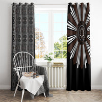 Mabuhay Philippines Festival Window Curtain Araw Tnalak Modern Filipiniana Inspired