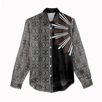 Mabuhay Philippines Festival Women Casual Shirt Araw Tnalak Modern Filipiniana Inspired